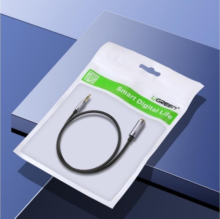 Productafbeelding Ugreen Audio AUX jack hoofdtelefoon verlengkabel 3-pin (2 m, 3,5 mm aansluiting (AUX))