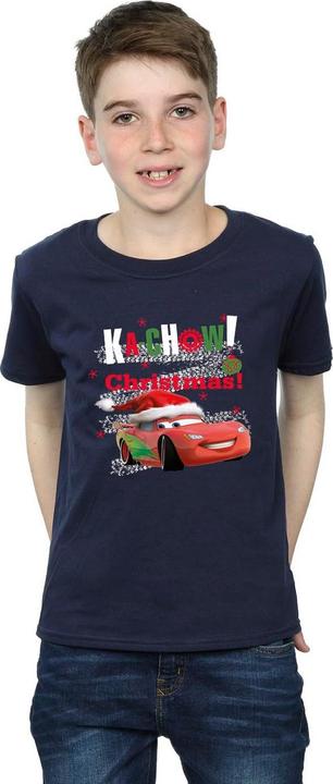 Actual product image Cars Boys Kachow Christmas T-Shirt (104)