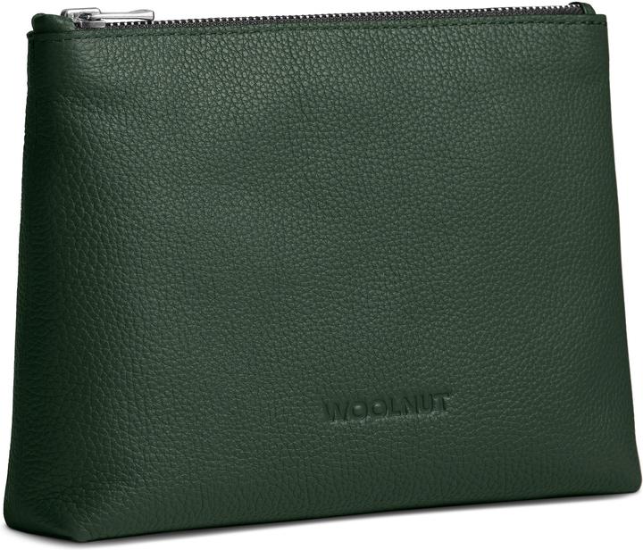 Woolnut Leather Pouch, green