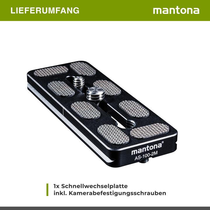 Immagine prodotto mantona AS-100-2M (Piastra a sgancio rapido per treppiede)
