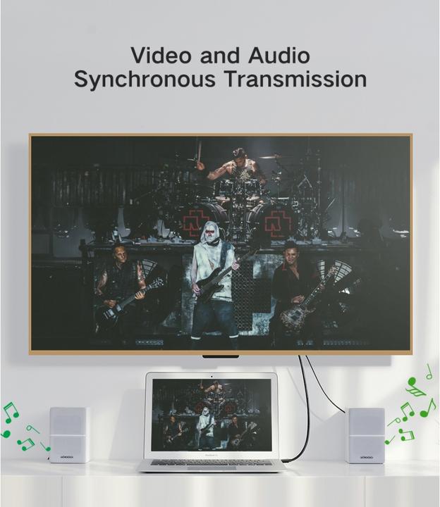 Produktbild Ugreen Mini Display Port zu HDMI 4K 1080p (1.50 m)