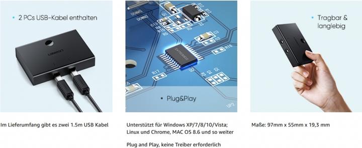 Image du produit Ugreen KVM Switch