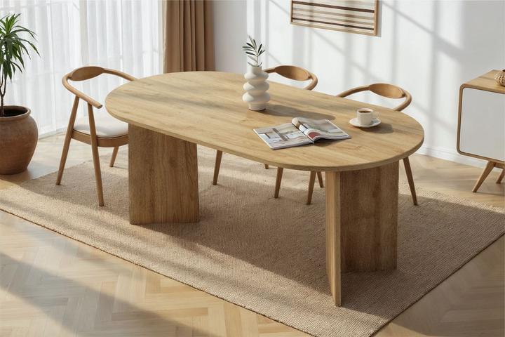 Actual product image Skye Decor Sablin Dining Table (180 x 75 x 75 cm)