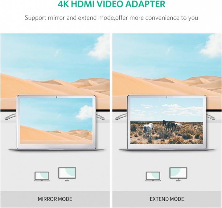 Produktbild Ugreen HDMI auf HDMI Adapter mit Audio SPDIF AUX Audio Output