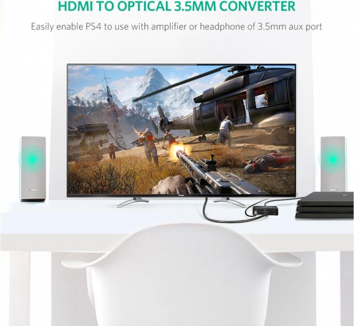 Produktbild Ugreen HDMI auf HDMI Adapter mit Audio SPDIF AUX Audio Output