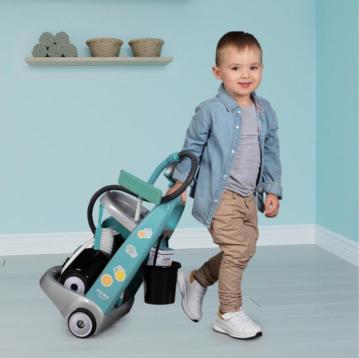 Productafbeelding Smoby Reinigingswagen met stofzuiger, 8-delig.