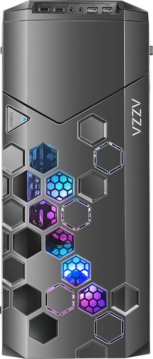 Immagine prodotto Azza Go Fulltower ATX Storm 6000B ARGB(Win-Glass,4xRGB)2xUSB (ATX, E-ATX, mATX)