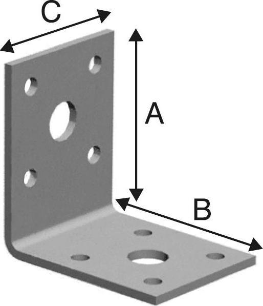 Actual product image Simpson Sst angle connector (Angle connector, 2 pcs.)
