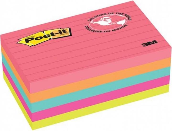 Post-it Note appiccicose foderata di Città del Capo (127 x 76 mm)