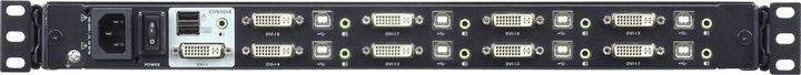 Actual product image Aten 8-Port 1 Inch LCD KVM Switch USB-DVI German CL6708MW D