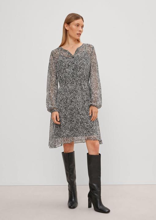 Image du produit Comma Kleid Midikleid aus Viskose (40)