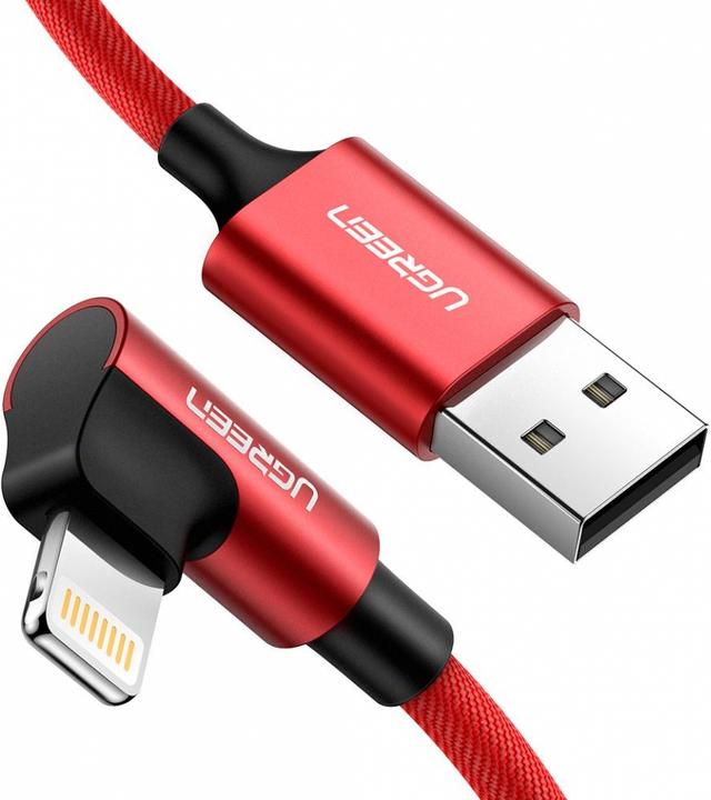 Actual product image Ugreen Lightning 90 degree design MFI (1 m, USB 2.0)