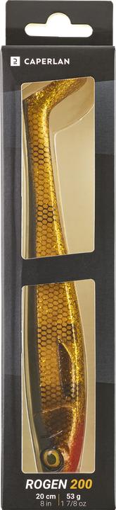 Immagine prodotto Caperlan Pesce persico con piuma di gomma (20 cm)