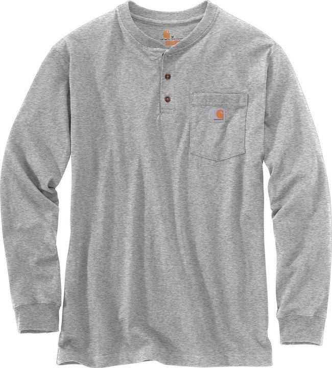 Carhartt Heide Grijs T-shirt Lange Mouw (XXL)