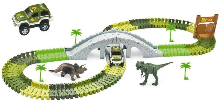 Produktbild Amewi Magic Traxx Dino-Park, mit Brücke