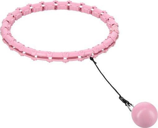 HMS Hula Hoop con Nodi e Peso - Rosa (190 g)