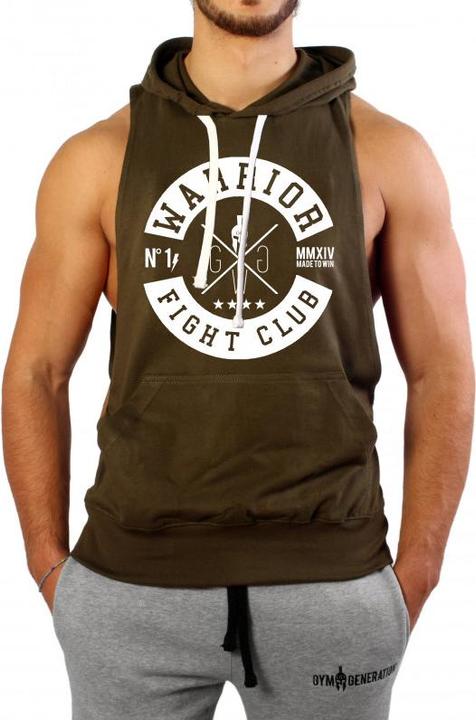 Gym Generation Fighter Tank Top Fight Club - OLIVE