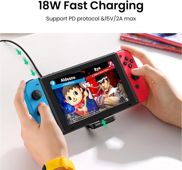 Produktbild Ugreen Bluetooth Transmitter für Nintendo Switch & Sony Playstation