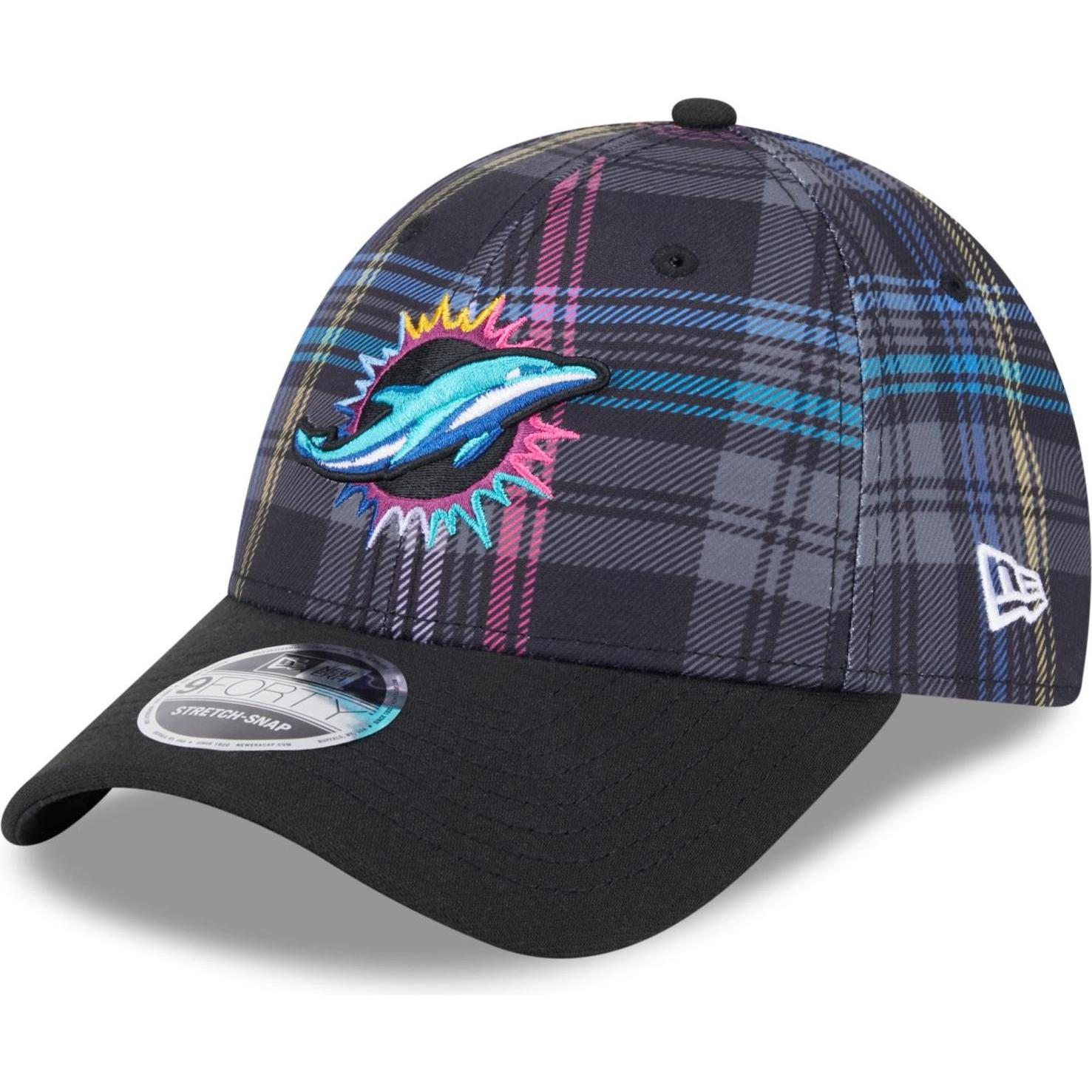 New Era, Herren, Cap, Miami Dolphins Crucial Catch 9Forty Snapback Cap, Mehrfarbig, (One Size)