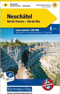 Actual product image Hiking map Neuchâtel-Val de Travers-Val de Ruz