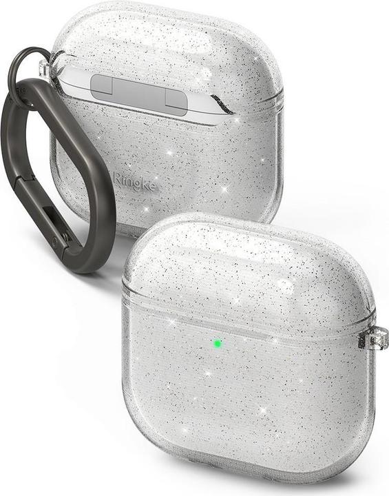 Ringke Étui Air pour Apple AirPods 4 - Paillettes transparentes (Sac pour écouteurs)