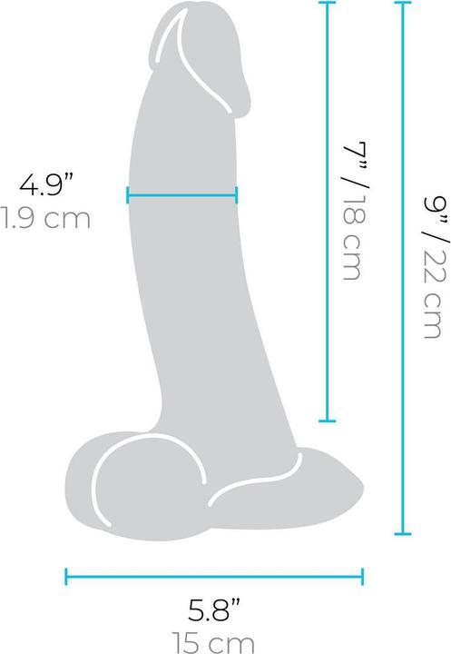 Actual product image Earthly Body Slipskin Realistic Silicone Dildo 9 Inch Curved Brown
