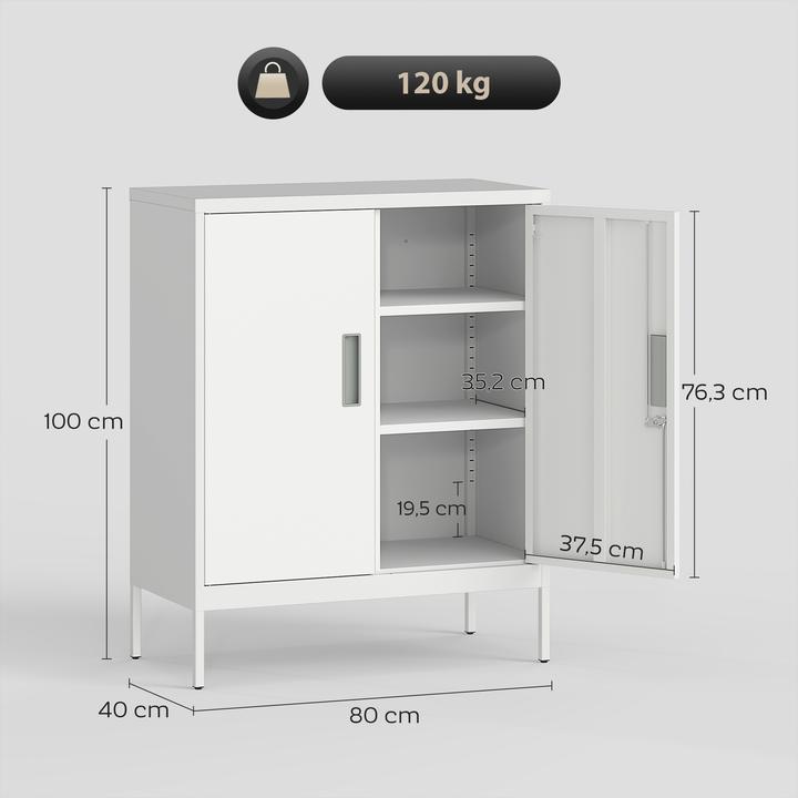 Produktbild Homcom Aktenschrank (40 x 40 x 100 cm)