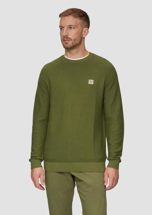 Image du produit S.Oliver Strickpullover Strickpullover mit Struktur und Label-Patch (XL)