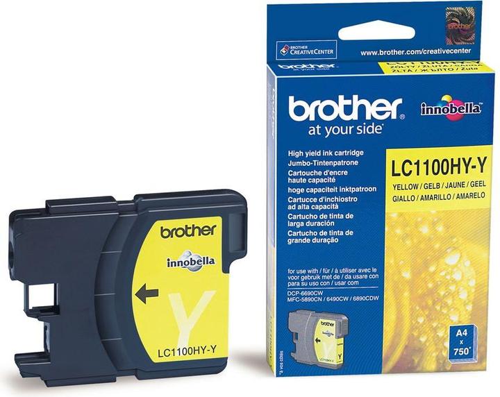 Actual product image Brother Lc-1100hyy (Y)