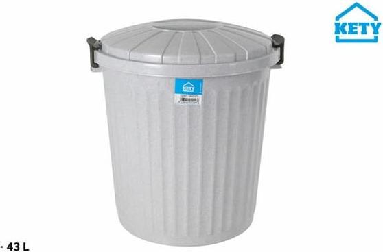 Kety Mülleimer mit Deckel (43 l)