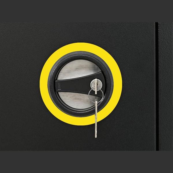 Leba, Etiketten, NoteCart, Yellow ring for lock