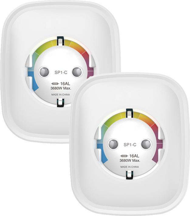 Gosund SP1-HE WiFi smart socket, 2 pieces (HomeKit) (two-pack) 16A