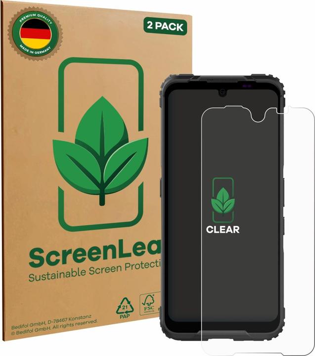 Image du produit ScreenLeaf Film de protection d'écran, Protection d'écran Écologique, Clear, Anti-Rayures (2 pcs, Marteau Blade 5G)