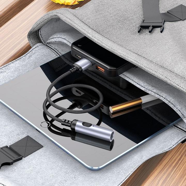 Produktbild Hoco Cigarette Lighter UA30, USB-A, 30cm, Grau