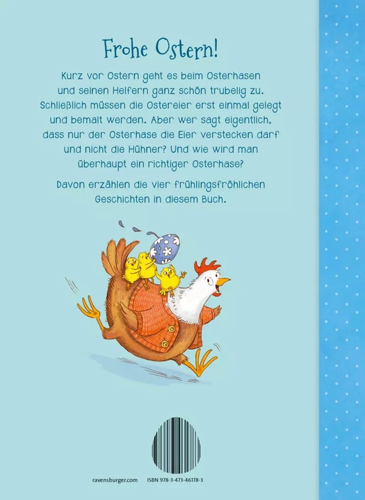 Produktbild Ravensburger Frohe Ostern! - Die schönsten Vorlesegeschichten (Deutsch, Ursel Scheffler, Regina Schwarz, Sabine Cuno, Stephanie Polák, 2022)
