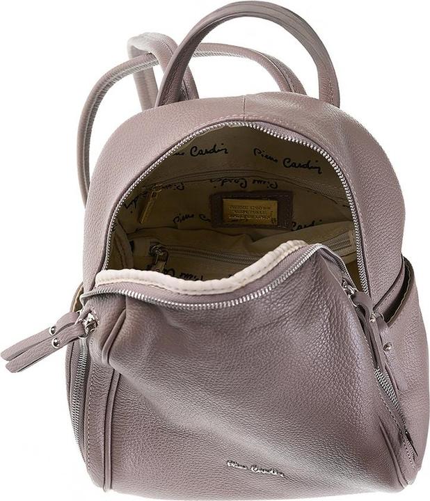 Produktbild Pierre Cardin Damen Lederrucksack Made In Italy - Modell Céleste Nova - Casual - 26.0 X 30.0 X 11.0 Cm