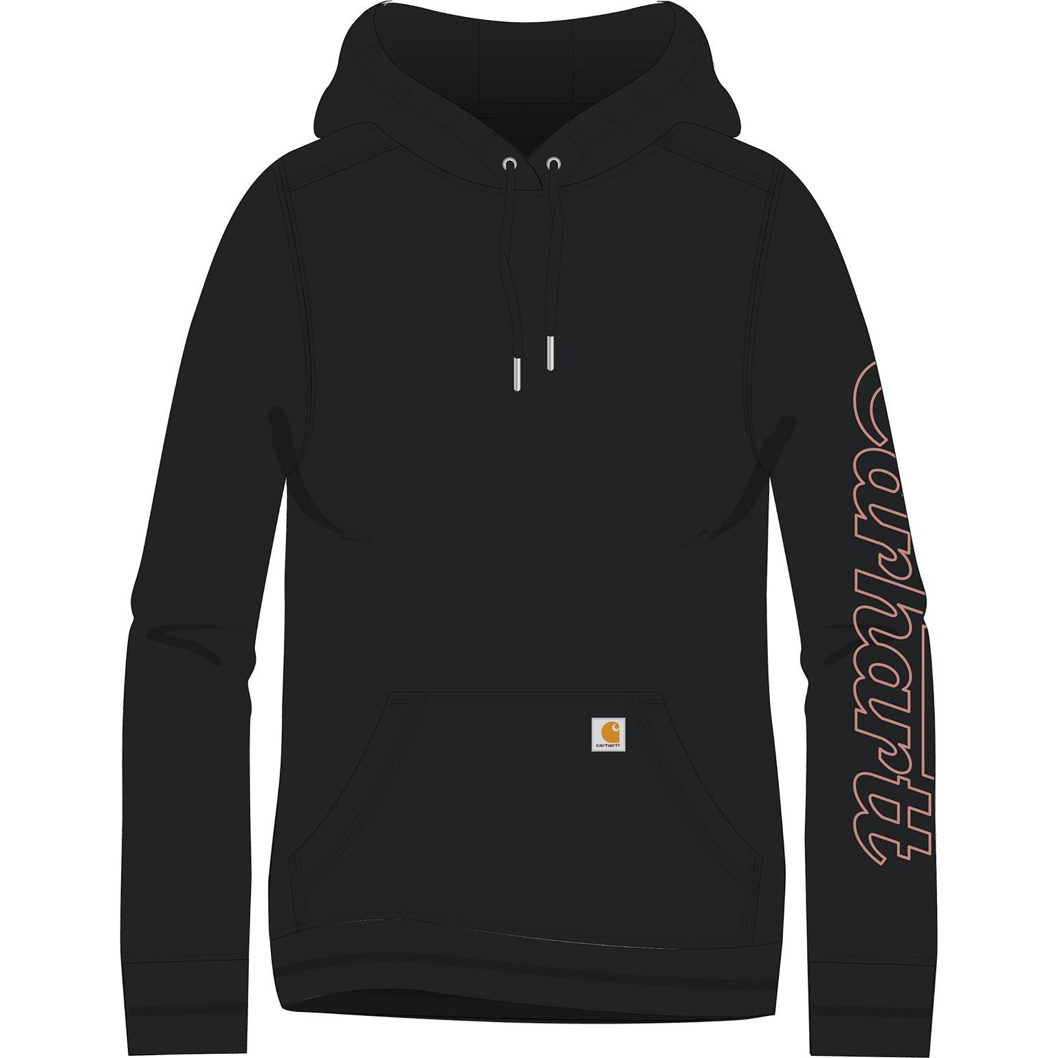 Visent, Donne, Felpa + Maglione, Bluza Carhartt Rain Defender Mid Nero, Nero, (XL)