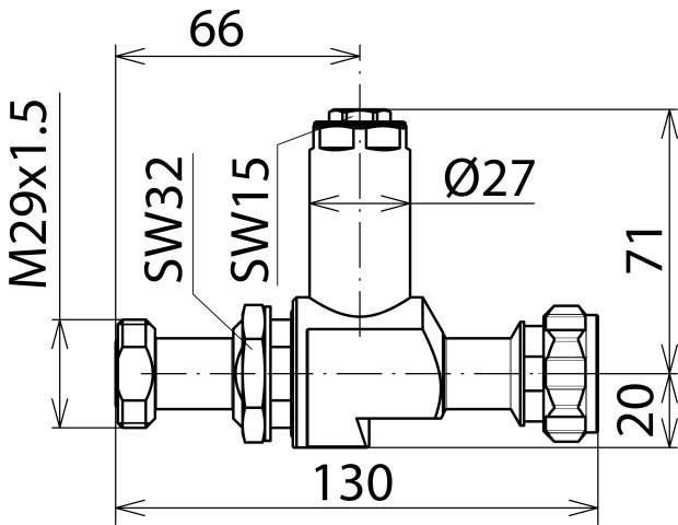 Produktbild Dehn DGA LG 7 16 MFA Blitzstromableiter DEHNgate mit 7/16-An