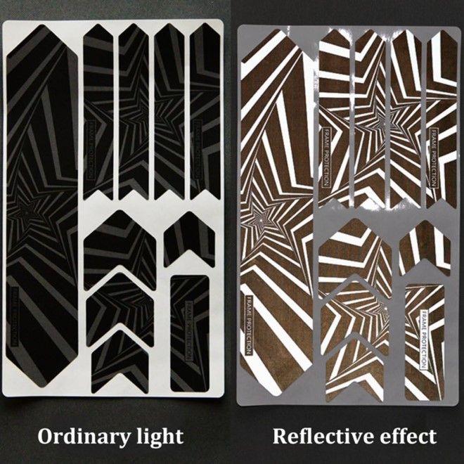 Actual product image Enlee Veloaufkleber Fahrradsticker für den Rahmen