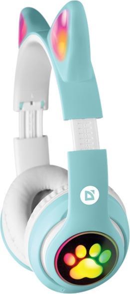 Actual product image Defender słuchawki Bluetooth Freemotion B585 Led seledynowy/celadon (63588) (21 h, Wireless)
