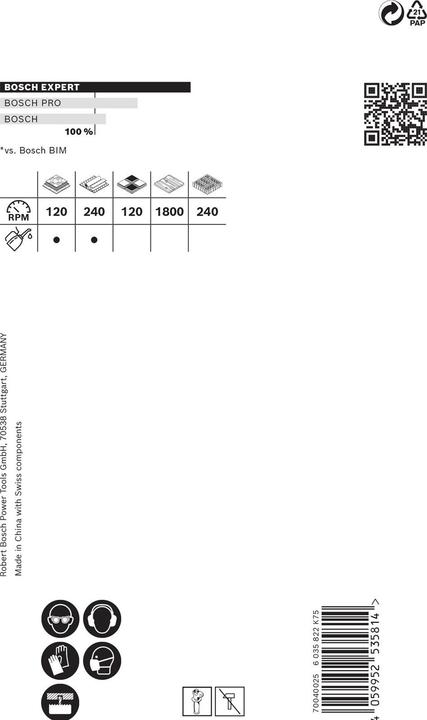 Image du produit Bosch Professional Zubehör Scie cloche EXPERT Tough Material, 73 x 60 mm (73 millimètres)