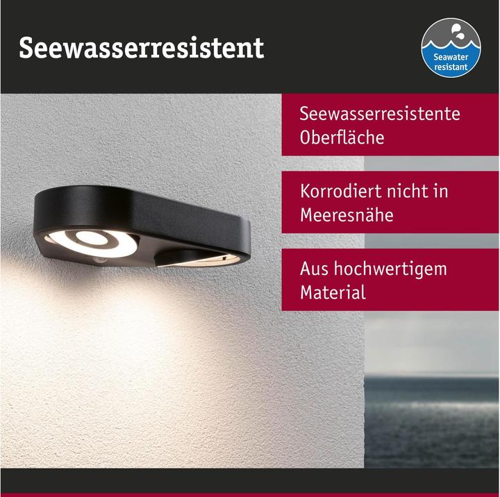 Actual product image Paulmann Silma outdoor wall light (600 lm, IP44)