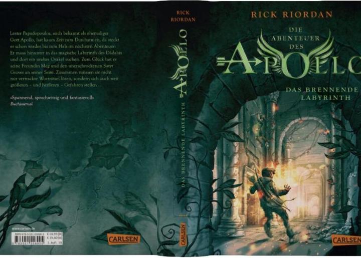 Produktbild Die Abenteuer des Apollo 3: Das brennende Labyrinth (Rick Riordan, Deutsch)