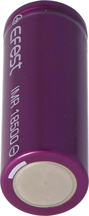 Actual product image Efest Akku Purple IMR18500 - (Button Top, ungeschützt) (1 pcs., 18500, 1000 mAh)