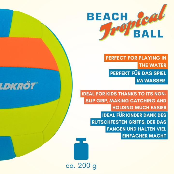 Actual product image Schildkröt SCHILDKR™T Neoprene Beachball Tropical, Size: 5