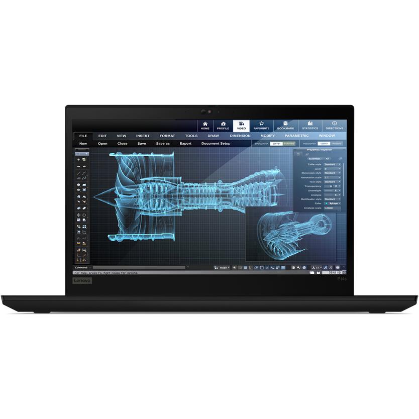 Lenovo ThinkPad P14s Gen 2 (14", 1000 GB, 16 GB, DE, Intel Core i7-1165G7), Notebook, Schwarz