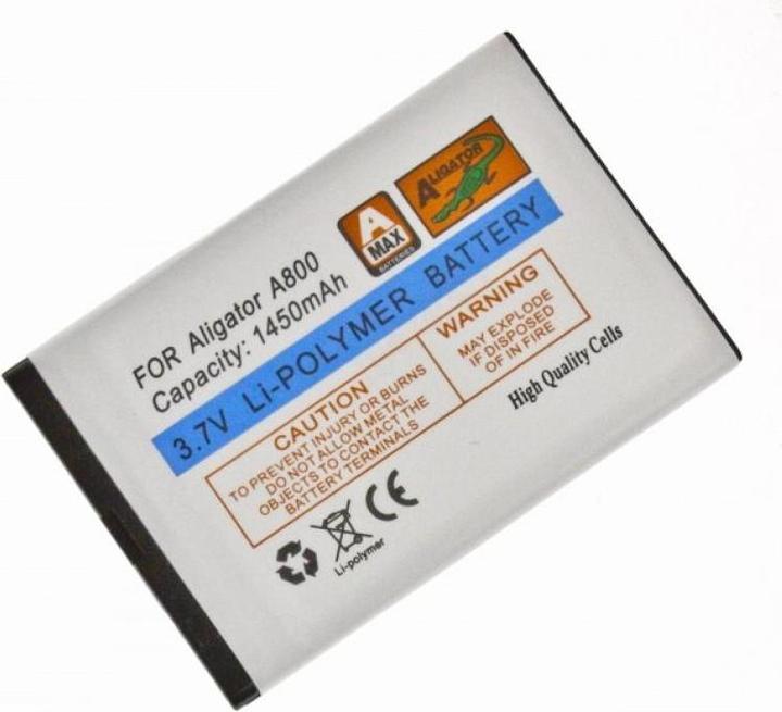 Produktbild Aligator baterie A800/A850, Li-Pol