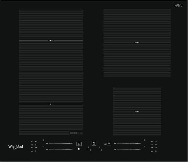 Image du produit Whirlpool WF S4160 BF Table de cuisson Intégrée Table de cuisson à induction de zone 4 zone(s) (59 cm, Table de cuisson à induction)