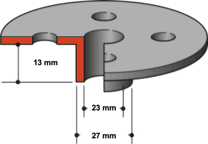 Produktbild Makita Kopierhülse 27 mm ( A-86212 ) für Oberfräse RP 0900 / RP 2300 / RT 0700