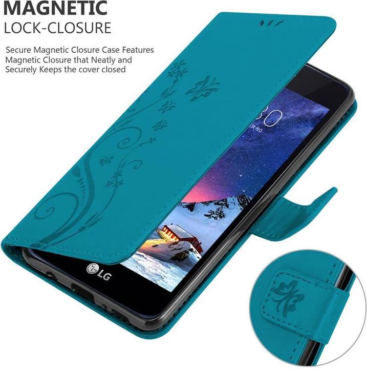 Produktbild Cadorabo Flower Book Cover (LG K8 2017)
